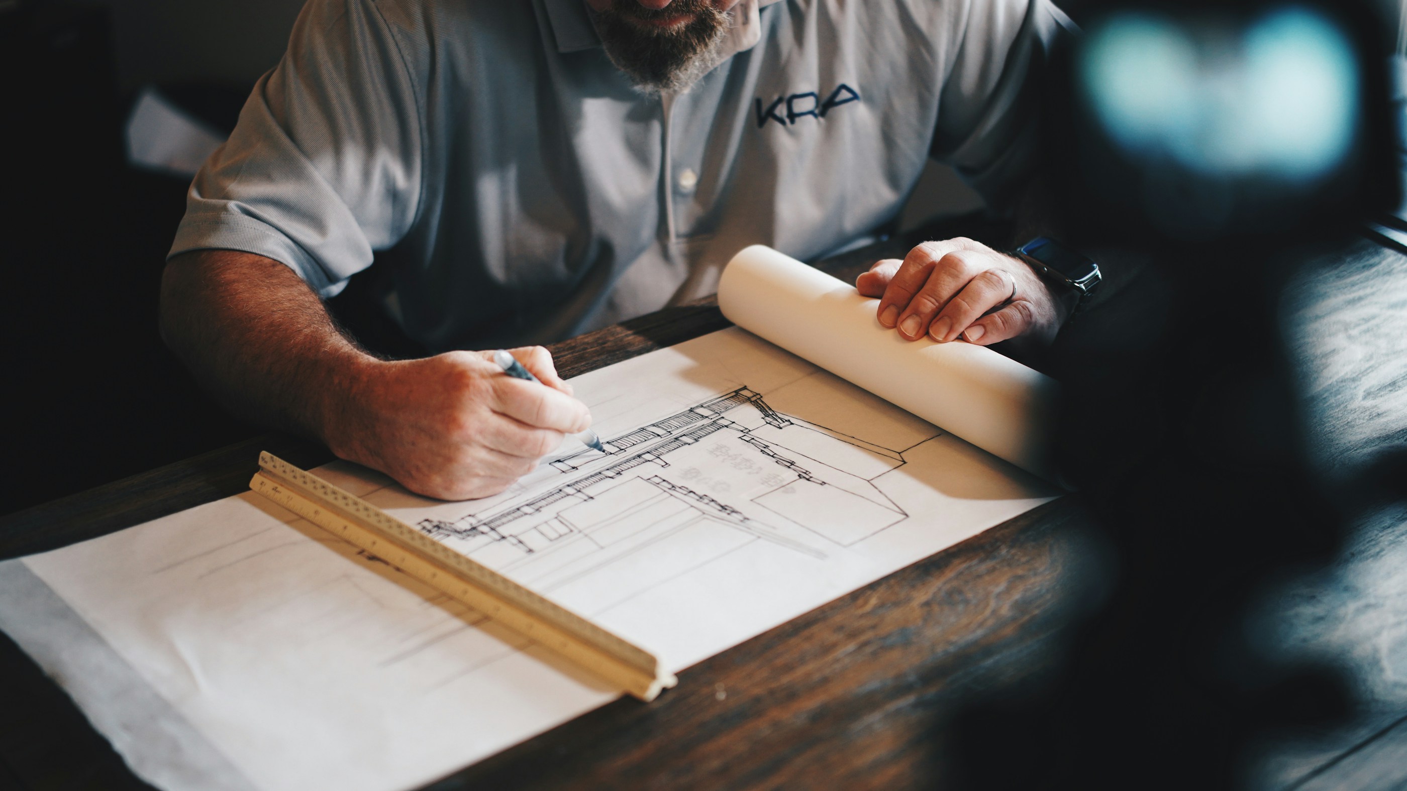 Architecture plans for AGG free site survey